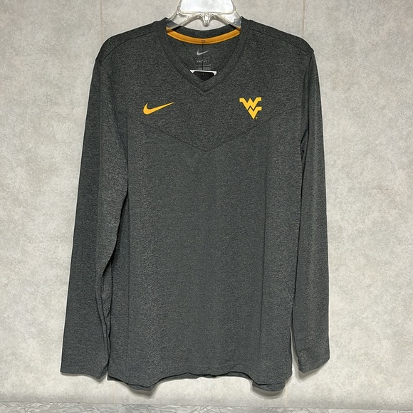West Virginia WVU Nike DRI FIT official on field apparel size large NWT SPF 40+ - Picture 14 of 14